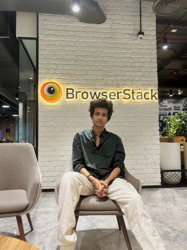 At the BrowserStack office
