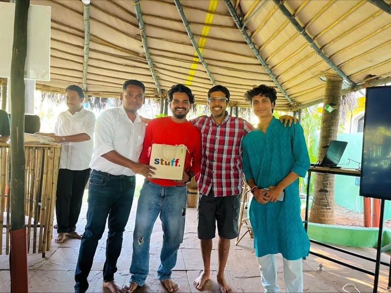 With the build3 team in Goa